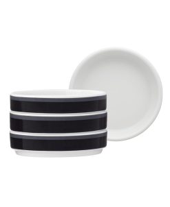 Noritake ColorStax Stripe Mini Plates, Set Of 4