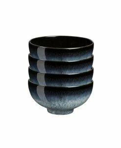 Denby Halo Set Of 4 Rice Bowls