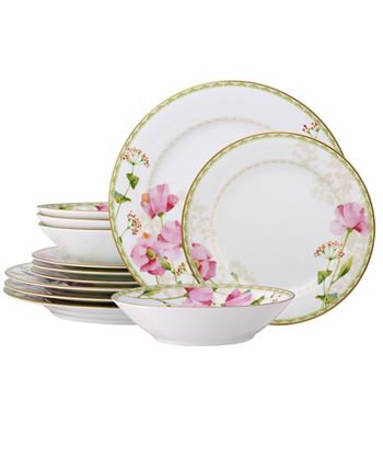 Poppy Place 12 Oz Soup Bowls 4 Piece Set, 7.5 Noritake Poppy Place 12 Oz Soup Bowls 4 Piece Set, 7.5 -VilleroyBoch shop