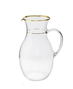 Alternative view of Classic Touch Drinkware Set With Rim Design, 7 Piece