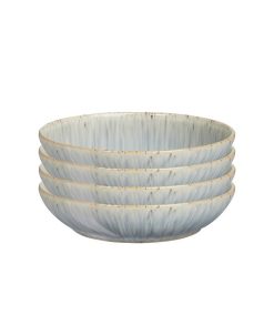 Denby Halo Speckle Pasta Bowls, Set Of 4