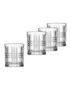 Godinger Boundary Double Old-Fashioned Glasses Set, 4 Pieces