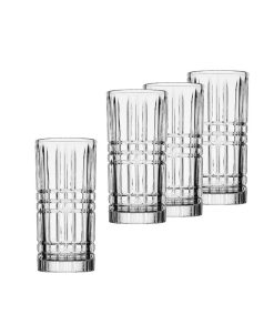 Godinger Boundary Highball Glasses Set, 4 Pieces