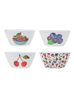 Godinger World Of Eric Carle Children's Berry Bowls Set, 4 Piece