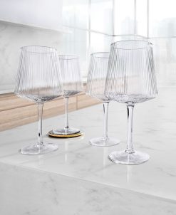 Hotel Collection Ar Fluted Wine Glasses, Set Of 4, Created For Macy's 3 Hotel Collection Ar Fluted Wine Glasses, Set Of 4, Created For Macy's -VilleroyBoch shop 21859671 fpx