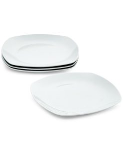 The Cellar Basics Soft Square Salad Plates, Set Of 4, Created For Macy's