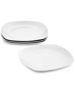 The Cellar Basics Soft Square Salad Plates, Set Of 4, Created For Macy's
