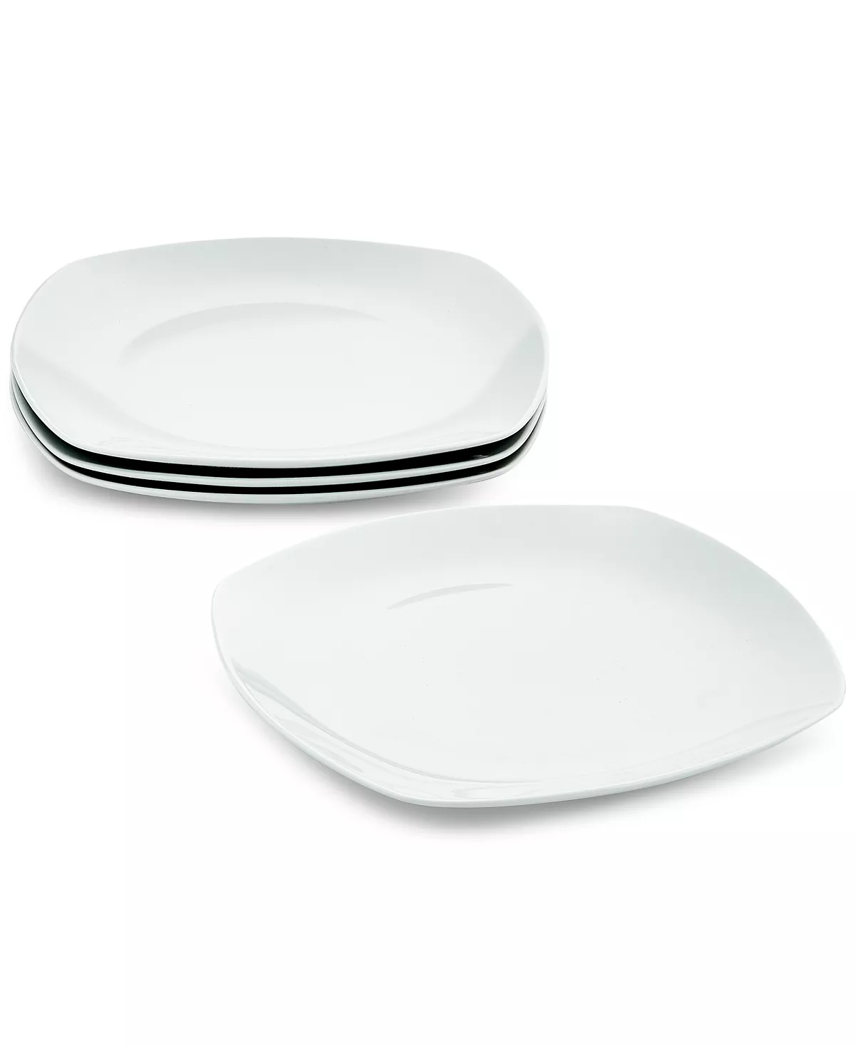 Basics Soft Square Salad Plates, Set Of 4, Created For Macy's The Cellar Basics Soft Square Salad Plates, Set Of 4, Created For Macy's -VilleroyBoch shop