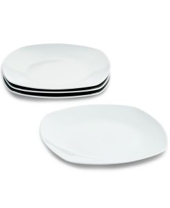 The Cellar Basics Soft Square Dinner Plates, Set Of 4, Created For Macy's