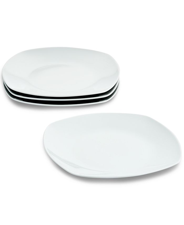 Basics Soft Square Dinner Plates, Set Of 4, Created For Macy's The Cellar Basics Soft Square Dinner Plates, Set Of 4, Created For Macy's -VilleroyBoch shop