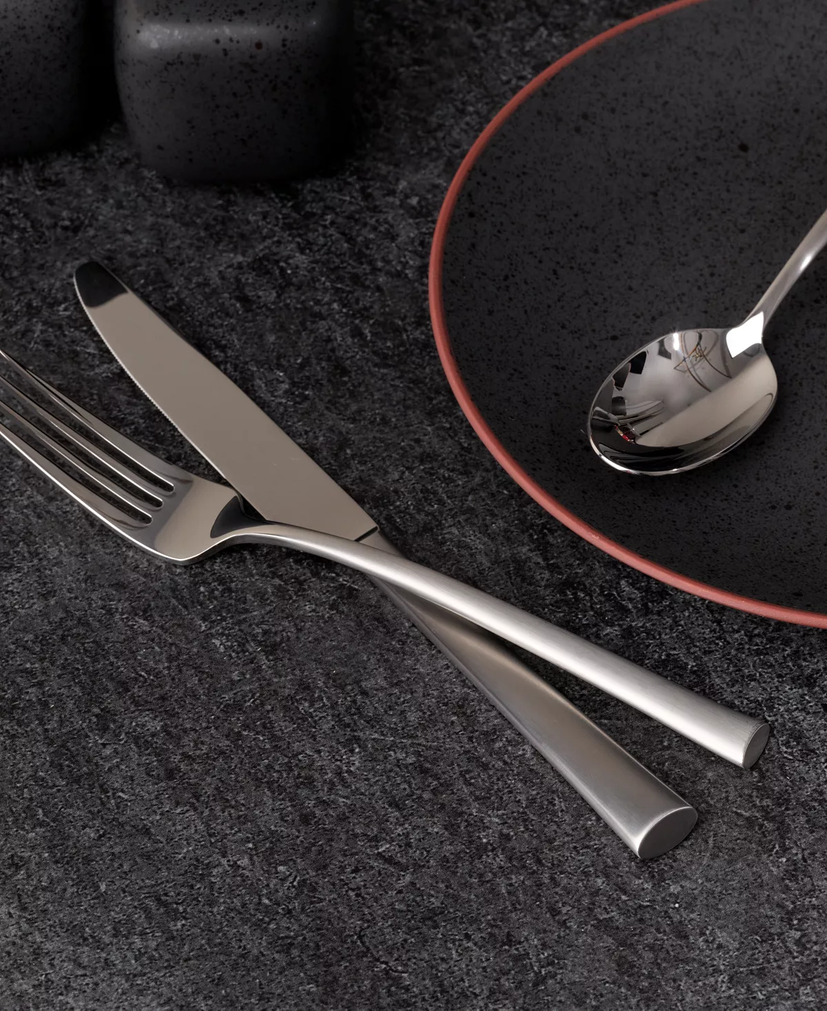 Nambé Taos Flatware Place Setting Set, 5 Piece - Image 2