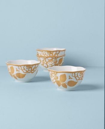 Lenox Butterfly Meadow Cottage Rice Bowl Set, Set Of 4 5 Lenox Butterfly Meadow Cottage Rice Bowl Set, Set Of 4 - Image 3