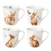 Lenox Butterfly Meadow Bunny Mug Set, Set Of 4 -VilleroyBoch shop 22015738 fpx