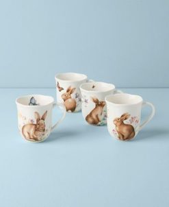 Lenox Butterfly Meadow Bunny Mug Set, Set Of 4 4 Lenox Butterfly Meadow Bunny Mug Set, Set Of 4 -VilleroyBoch shop 22015740 fpx