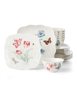 Lenox Butterfly Meadow Square Set 18-Piece, Created For Macy's
