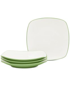 Noritake Colorwave Square Dinner Plates, Set Of 4