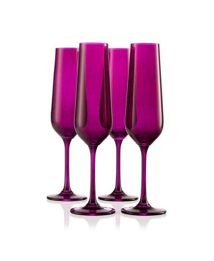 Sheer Champagne Flutes, Set Of 4 Godinger Sheer Champagne Flutes, Set Of 4 -VilleroyBoch shop
