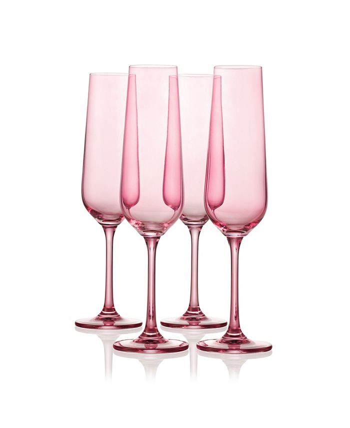 Sheer Champagne Flutes, Set Of 4 Godinger Sheer Champagne Flutes, Set Of 4 -VilleroyBoch shop