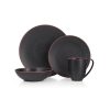 Namb&eacute; Taos Place Setting Onyx, Dinner Plate, Accent Plate, Soup Or Cereal Bowl, Mug Set, 4 Piece -VilleroyBoch shop 22168678 fpx