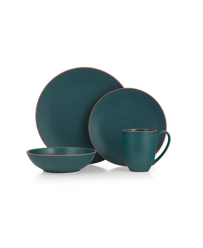 Nambé Taos Place Setting Jade, Dinner Plate, Accent Plate, Soup Or Cereal Bowl, Mug Set, 4 Piece 3 Nambé Taos Place Setting Jade, Dinner Plate, Accent Plate, Soup Or Cereal Bowl, Mug Set, 4 Piece