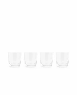 Nambé Taos Double Old Fashioned Glasses Set, 4 Piece