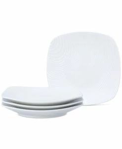 Noritake Dune Square Salad Plates, Set Of 4