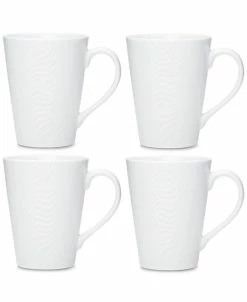 Noritake Dune Mugs, Set Of 4