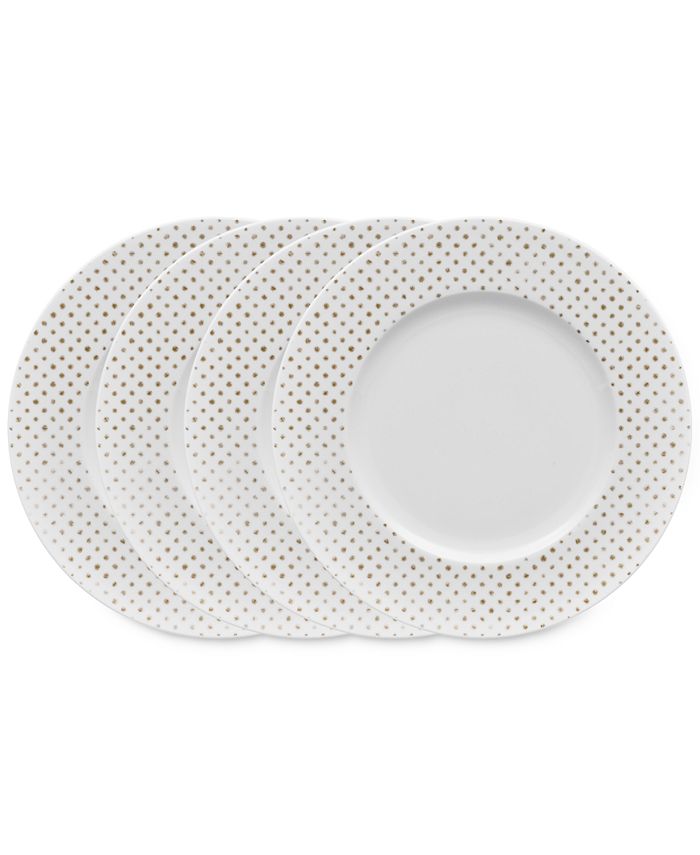 Hammock Dots Rim Salad Plates, Set Of 4 Noritake Hammock Dots Rim Salad Plates, Set Of 4 -VilleroyBoch shop
