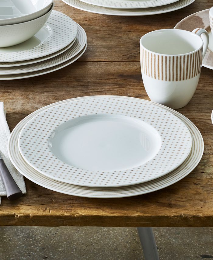 Hammock Dots Rim Salad Plates, Set Of 4 Noritake Hammock Dots Rim Salad Plates, Set Of 4 -VilleroyBoch shop