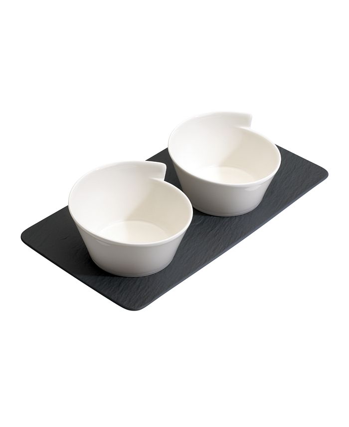 Villeroy & Boch New Wave Condiment Bowl Set, 3 Pieces 3 Villeroy & Boch New Wave Condiment Bowl Set, 3 Pieces