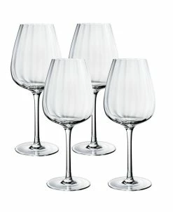 Villeroy & Boch Rose Garden Red Wine Glass, Set Of 4