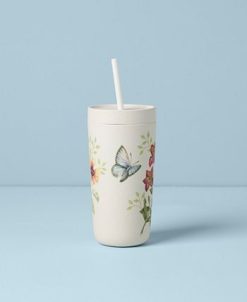 Lenox Butterfly Meadow Tumbler With Straw -VilleroyBoch shop 22356215 fpx