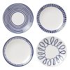 Kate Spade New York Charlotte 4 Piece Tidbit Plates Set