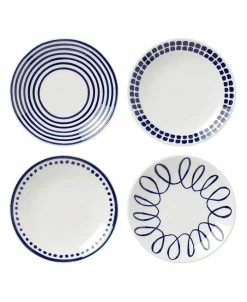 Kate Spade New York Charlotte 4 Piece Tidbit Plates Set