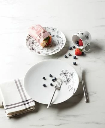 Kate Spade New York Garden Doodle 4 Piece Mugs Set - Image 2