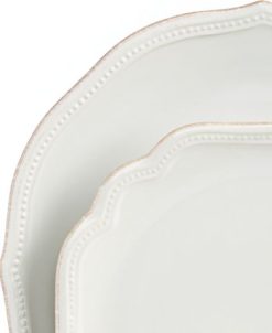 Lenox Dinnerware, French Perle Bead White 4-Piece Place Setting -VilleroyBoch shop 2238564 fpx
