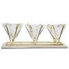 Classic Touch 3 Sectional Glass Relish Dish With Brass And Marble Base -VilleroyBoch shop 22455388 fpx