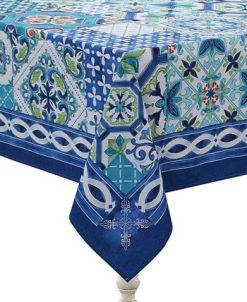 Laural Home Callisto Tiles Tablecloth, 70 X 84 4 Laural Home Callisto Tiles Tablecloth, 70 X 84 -VilleroyBoch shop 22469069 fpx