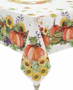 Laural Home Cornucopia Harvest Tablecloth, 70 X 84