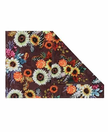 Laural Home Fall Feathers Set Of 4 Placemats, 13 X 19 - Image 2