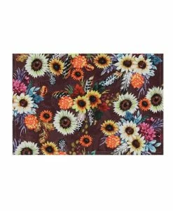 Laural Home Fall Feathers Set Of 4 Placemats, 13 X 19