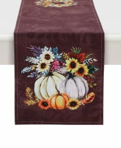 Laural Home Fall Feathers Runner, 13 X 90