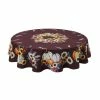 Laural Home Fall Feathers 70 Round Tablecloth