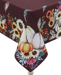 Laural Home Fall Feathers Tablecloth, 70 X 144 8 Laural Home Fall Feathers Tablecloth, 70 X 144 -VilleroyBoch shop 22469321 fpx