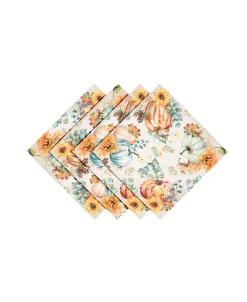 Laural Home Vest Sun Set Of 4 Napkins, 20 X 20