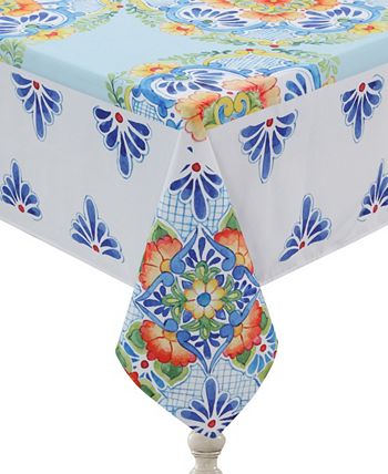 Laural Home Talavera Tablecloth, 70 X 84 5 Laural Home Talavera Tablecloth, 70 X 84 - Image 3