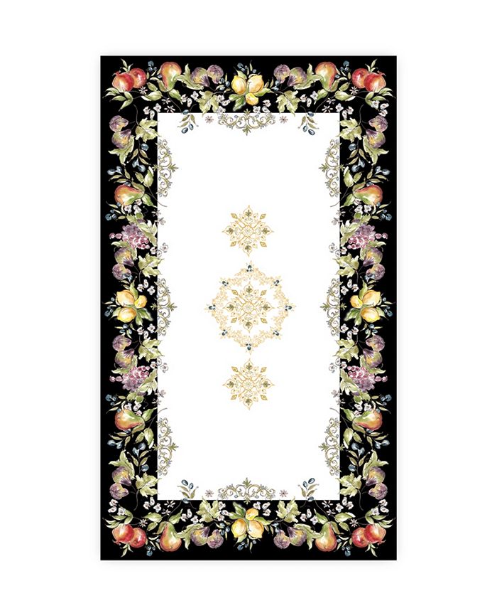 Tuscan Fruit Sketch Tablecloth, 70 X 120 Laural Home Tuscan Fruit Sketch Tablecloth, 70 X 120 -VilleroyBoch shop