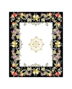 Laural Home Tuscan Fruit Sketch Tablecloth, 70 X 84
