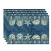 Laural Home Embellished Shells Set Of 4 Placemats, 13 X 19 2 Laural Home Embellished Shells Set Of 4 Placemats, 13 X 19 -VilleroyBoch shop 22472251 fpx