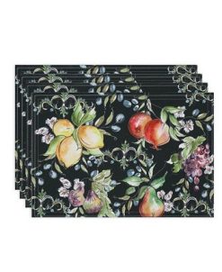 Laural Home Tuscan Fruit Sketch Set Of 4 Placemats, 13 X 19 4 Laural Home Tuscan Fruit Sketch Set Of 4 Placemats, 13 X 19 -VilleroyBoch shop 22515351 fpx